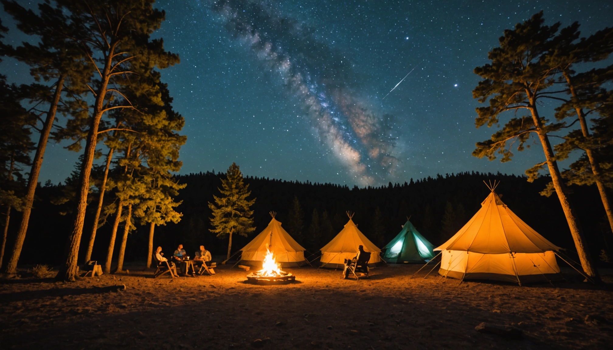 camping-hôtel en plein air